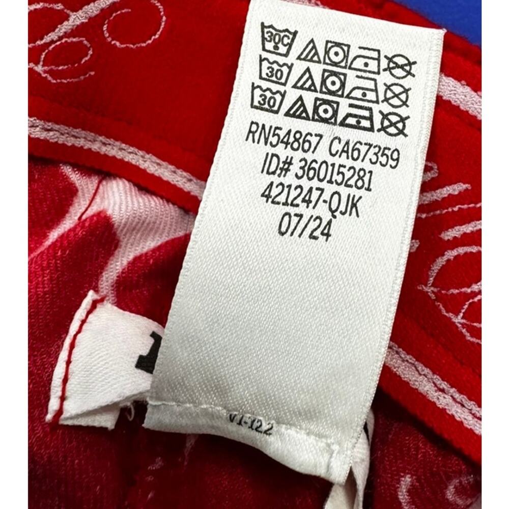 Victoria's Secret PINK XXL Red White Holiday Dog Print Lounge Pajama Pants - Picture 7 of 12